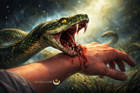 تعبیر خواب نیش زدن مار چیست؟ هشدار یا دشمن پنهان